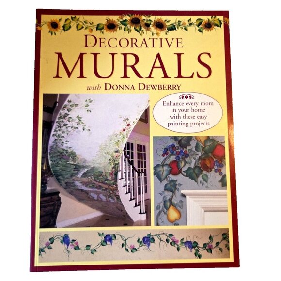 Decorative Murals with Donna Dewberry One Stroke Painting Paperback Book for DIY - Picture 1 of 14
